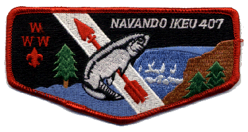 3.  Navando Ikeu Lodge of the Order of the Arrow, No. 407.  $200