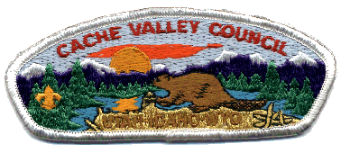 11. Cache Valley Council shoulder patch, Utah-Idaho-Wyoming, $175
