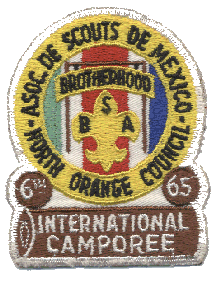 32.  Asoc. de Scouts de Mexico, Internat'l Camporee, 1965, $235