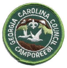 42.  Georgia-Carolina Camporee, 1981, $95