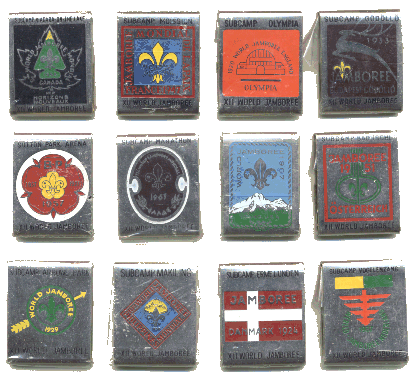 Collection of Twelve Historic International Jamboree Beltloops, Made in China, $180