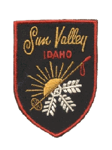 C.  Ski Patch from Sun Valley, Idaho - 2 inches x 2 3/4 inches = $125